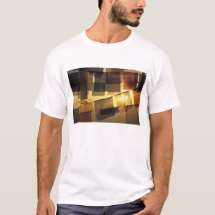 Buddhist prayer flags in the sunset, T-Shirt