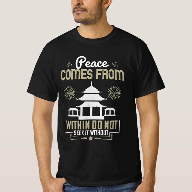 Buddhist quotes Buddhism Gift T-Shirt (Front)