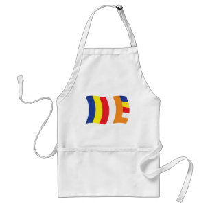 Buddhist Religion Flag Apron