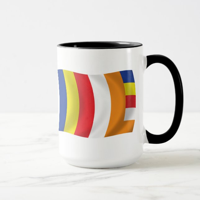 Buddhist Religion Flag Mug (Right)