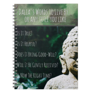 Buddhist Right Speech Journal with custom title