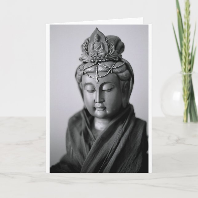 Buddhist Statue Card (Front)