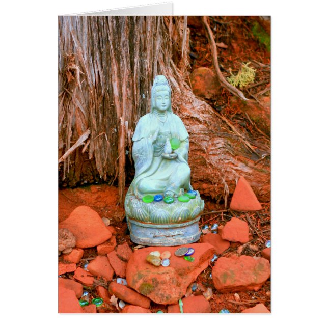 Buddhist statue in Sedona (Front)