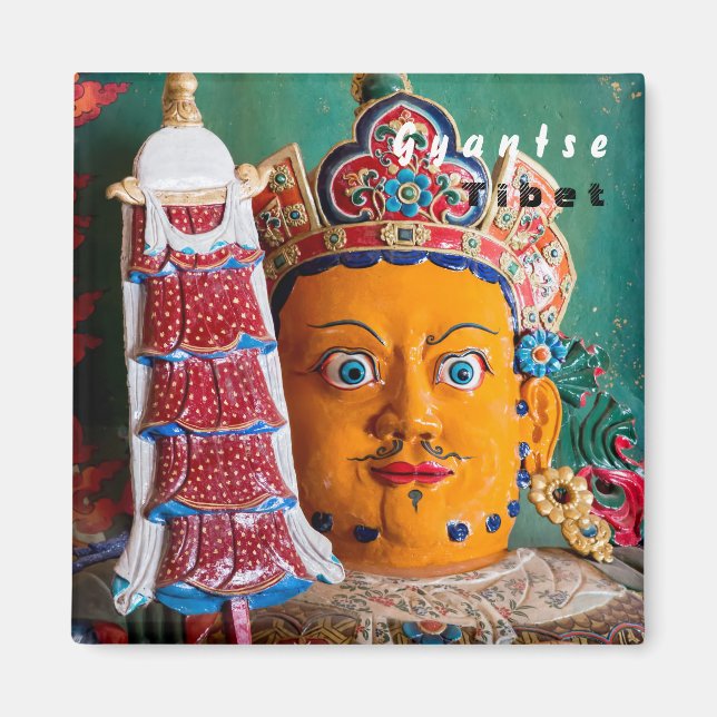 Buddhist statue, Palcho Monastery - Gyantse, Tibet Magnet (Front)