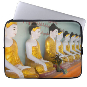 Buddhist statues in Umin Thounzeh Laptop Sleeve
