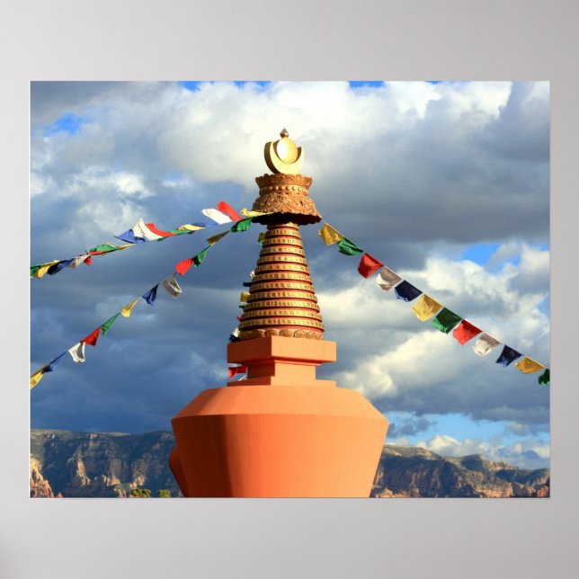Buddhist Stupa in Sedona, Az Poster (Front)