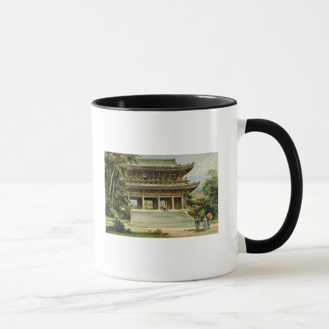 Buddhist temple at Kyoto, Japan Mug (Right)