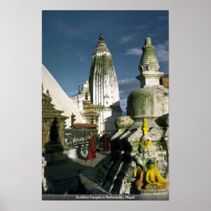 Buddhist Temple in Kathmandu, Nepal Poster