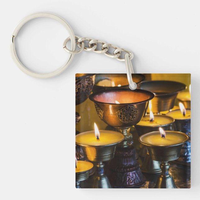 Buddhist Temple | Longwu Monastery Key Ring (Front)