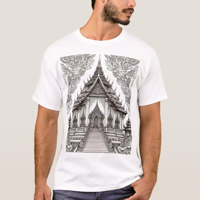 Buddhist Temple T-Shirt (Front)
