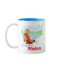 Buddhist Wisdom Cambodia Map with Monk