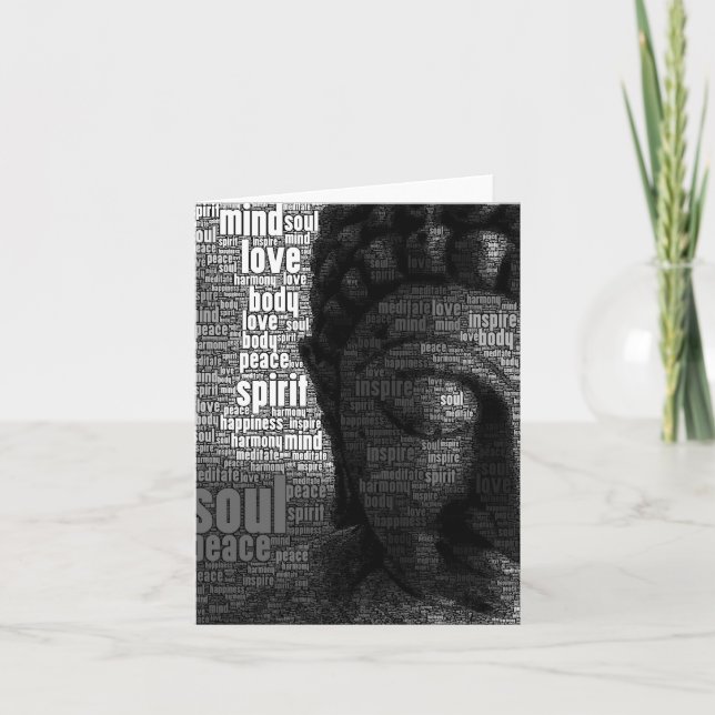 Buddhist Words of Wisdom Card (Front)