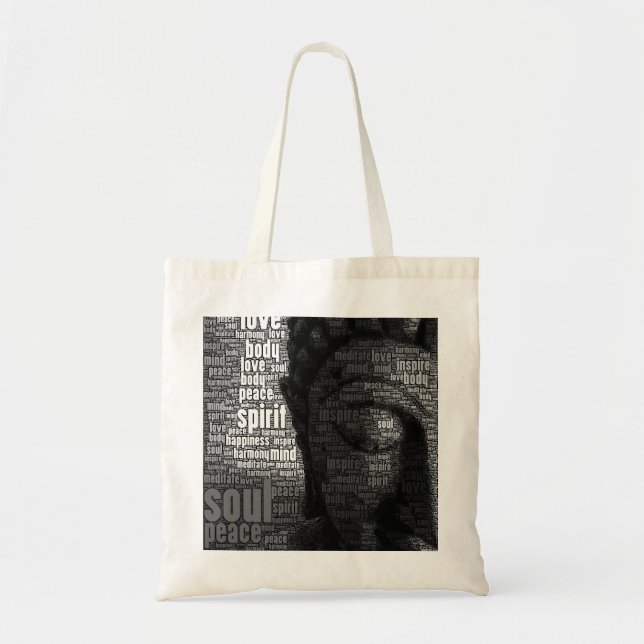 Buddhist Words of Wisdom Tote Bag (Front)