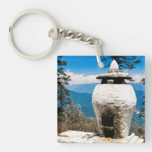 Buddhist Worship Site Key Ring