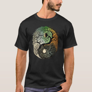 Buddhist Yin Yang Zen Tree of Life T-Shirt