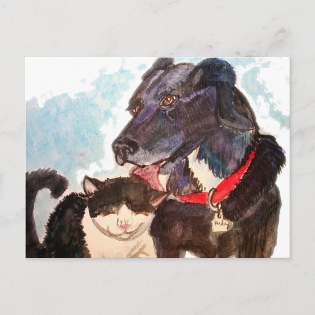 Buddies Postcard (Front)