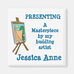 Budding Artist Custom Magnet MM27N