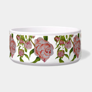 Budding Peonies on a Salad Bowl