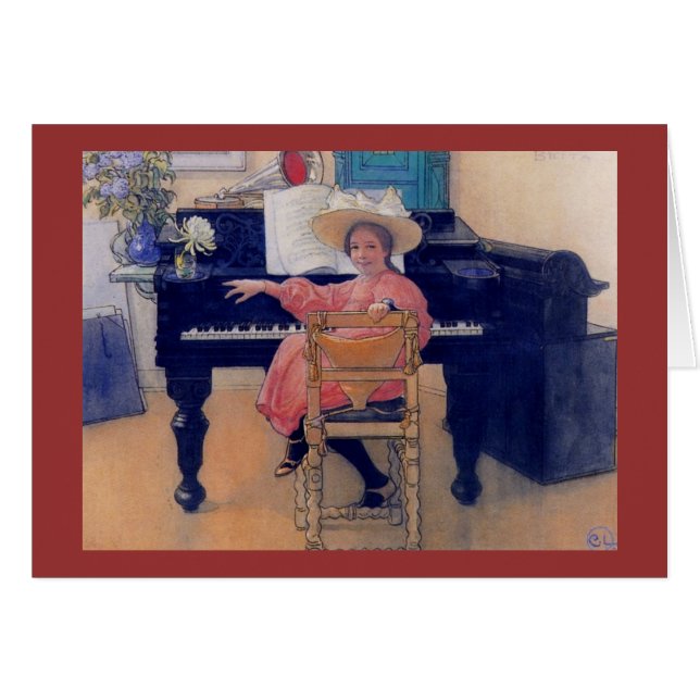 Budding Piano Diva (Front Horizontal)