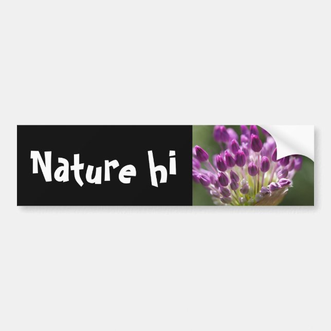 budding royalty bumper sticker (Front)