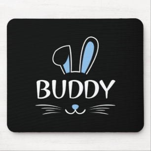Buddy Bunny Rabbit Face Family Group Easter Fathe Mouse Pad
