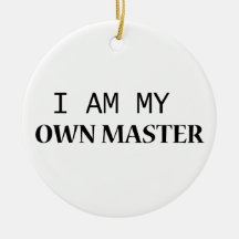 Buddy Ceramic Ornament – Minimalist Black Text