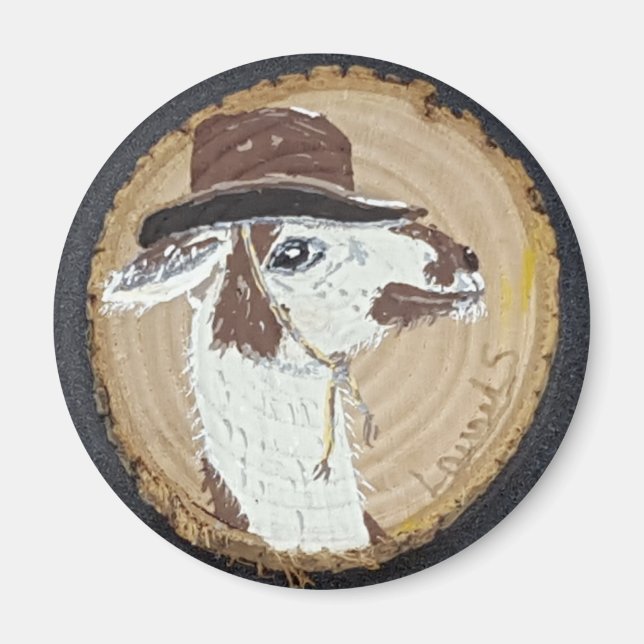 Buddy Llama No Drama Magnet (Front)