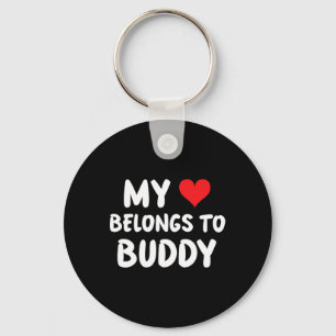 Buddy - My Heart Belongs To Buddy - Love Key Ring