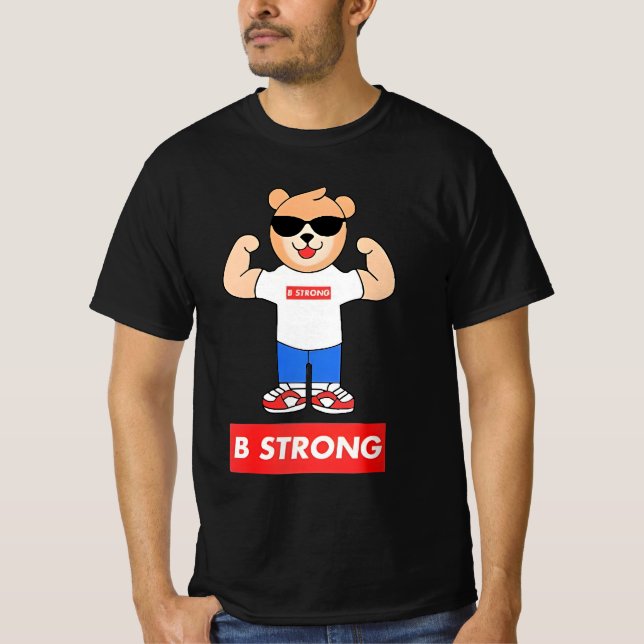  Buddy Strong Brand Happy Birthday Buddy B Strong  T-Shirt (Front)