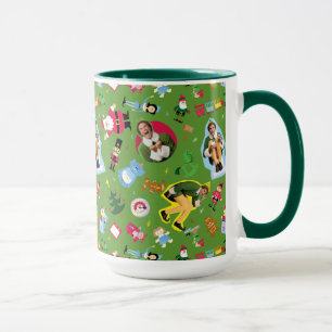 Buddy the Elf and Christmas Icons Pattern Mug