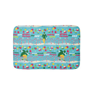 Buddy the Elf Candy Pattern Bath Mat