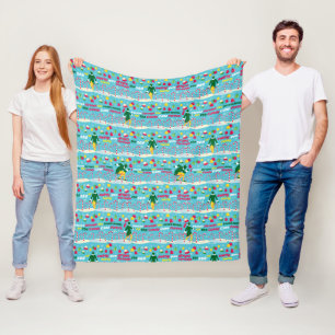 Buddy the Elf Candy Pattern Fleece Blanket