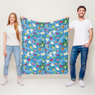 Buddy the Elf Cartoon Pattern Fleece Blanket