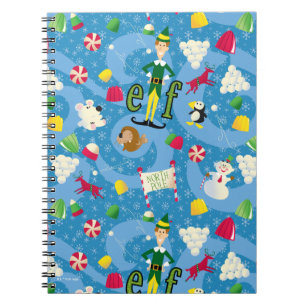 Buddy the Elf Cartoon Pattern Notebook