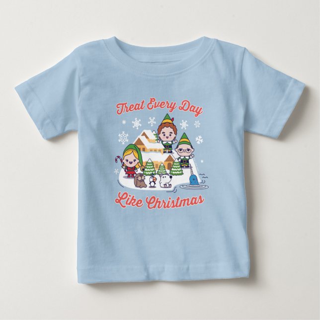 Buddy the Elf Chibi Graphic Baby T-Shirt (Front)