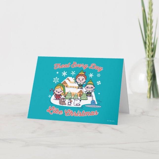 Buddy the Elf Chibi Graphic Card (Front)