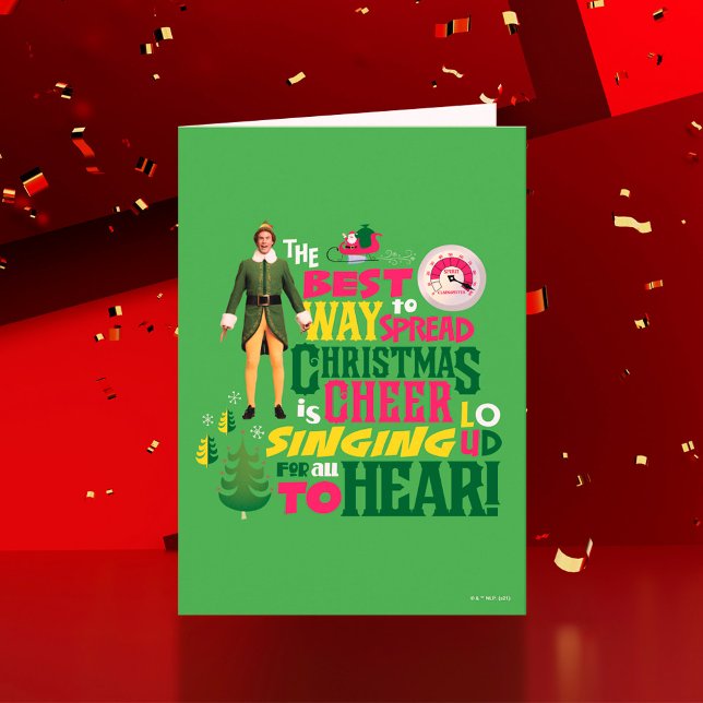 Buddy the Elf | Christmas Cheer Graphic Quote Card (Creator Uploaded)