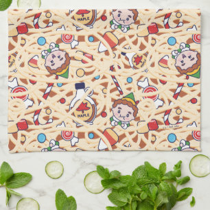 Buddy the Elf   Christmas Cheer Pattern Tea Towel