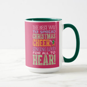 Buddy the Elf   Christmas Cheer Quote Mug