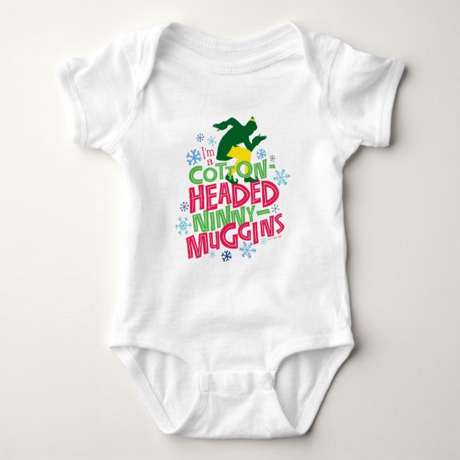 Buddy the Elf | Cotton Headed Ninny-Muggins Baby Bodysuit (Front)