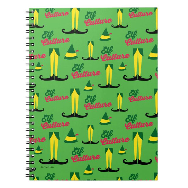 Buddy the Elf | Elf Culture Pattern Notebook (Front)
