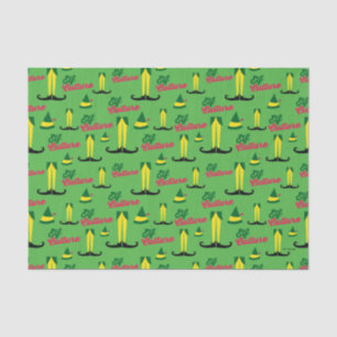 Buddy the Elf   Elf Culture Pattern Tissue Paper