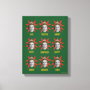 Buddy the Elf Emotions Canvas Print