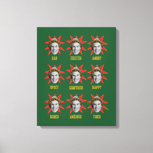 Buddy the Elf Emotions Canvas Print