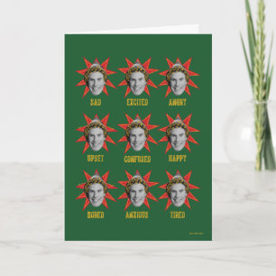 Buddy the Elf   Emotions Card