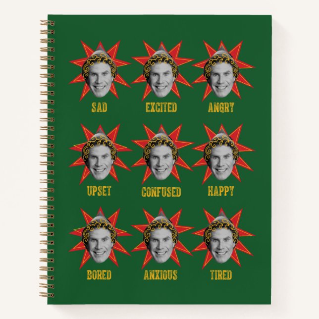 Buddy the Elf | Emotions Notebook (Front)