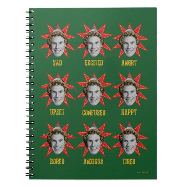 Buddy the Elf | Emotions Notebook (Front)
