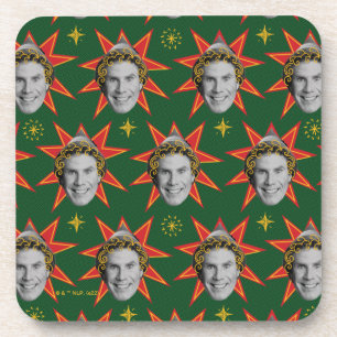 Buddy the Elf Emotions Pattern Coaster