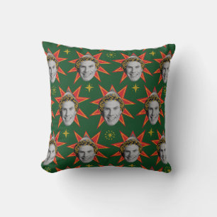 Buddy the Elf Emotions Pattern Cushion