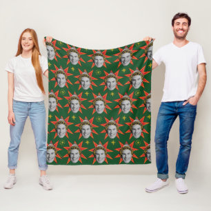 Buddy the Elf Emotions Pattern Fleece Blanket